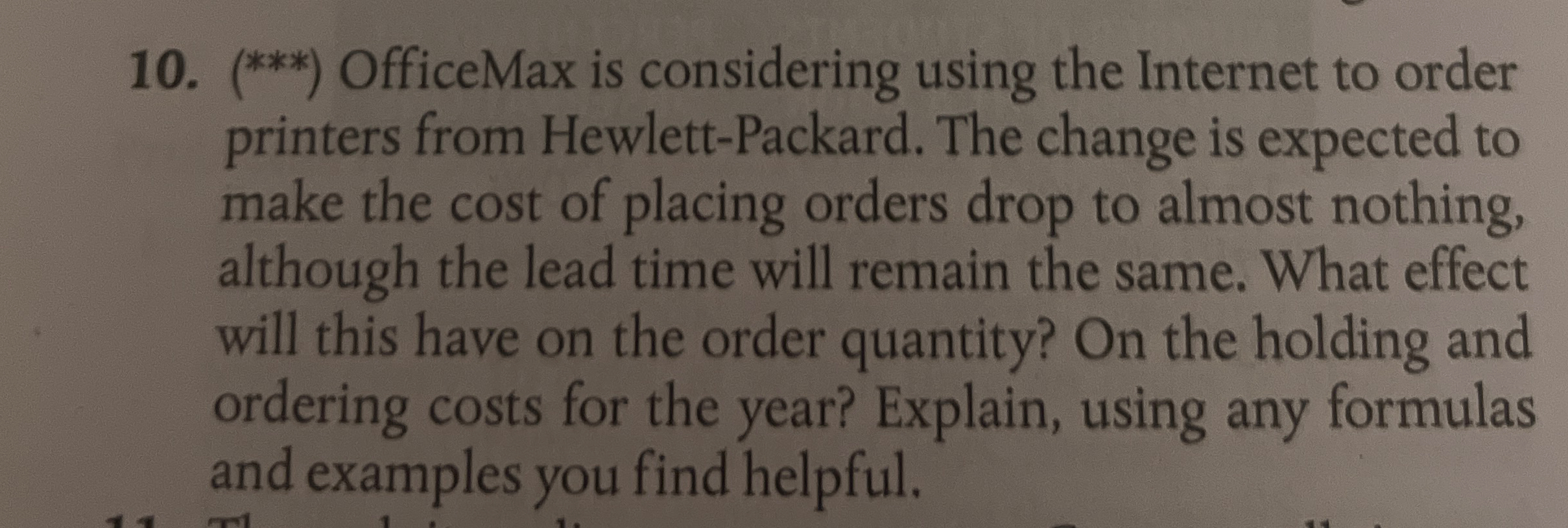 ( * * * ) OfficeMax is considering using the