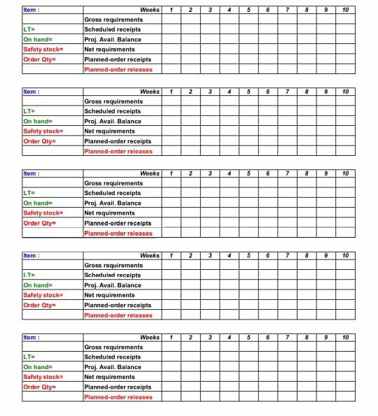 MRR table is also attached with it please solve