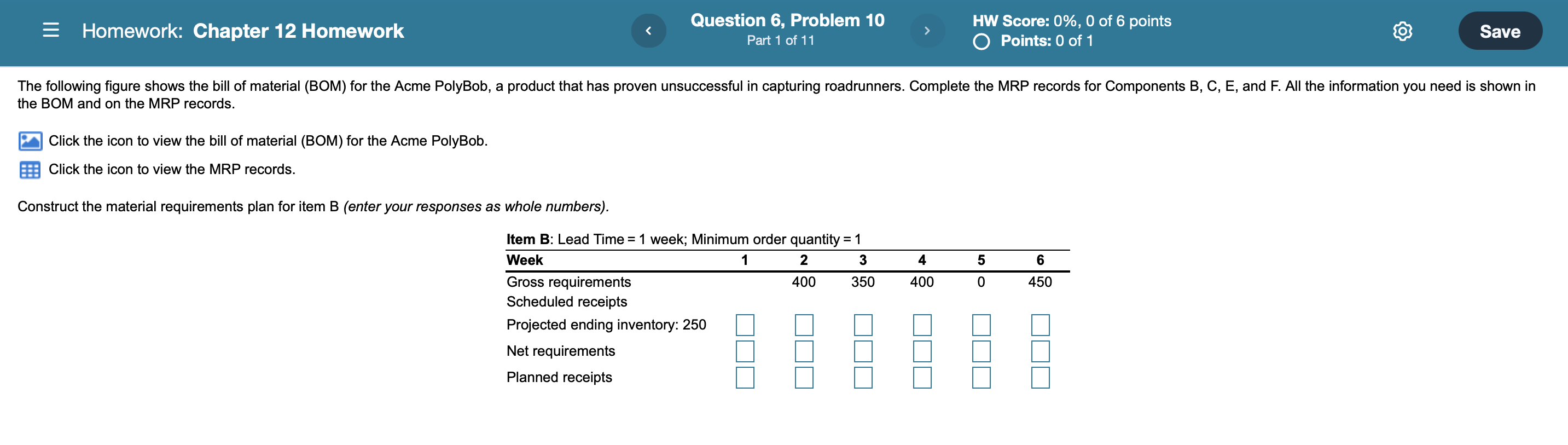 m More info md 4 5 6 400 0 450 Item B: Lead Time
