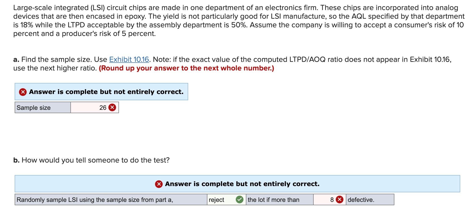 Large-scale integrated (LSI) circuit chips are