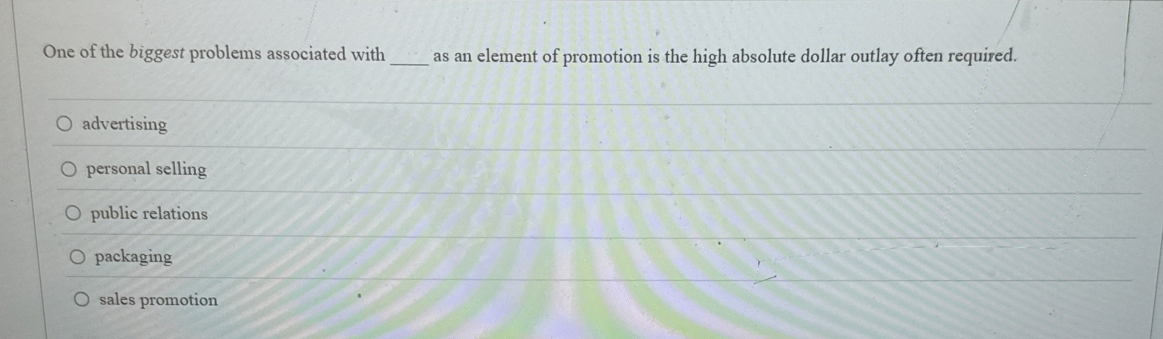 One of the biggest problems associated with as an