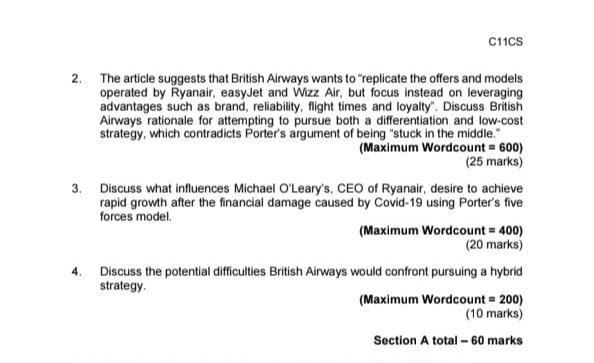 I need complete answer with word count conditions