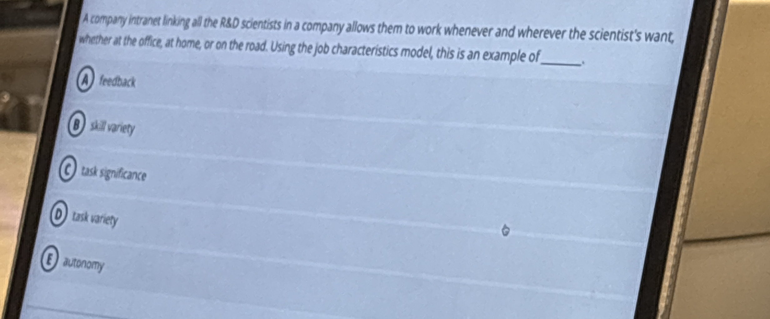 A company intrane linking alt the RSO scientists