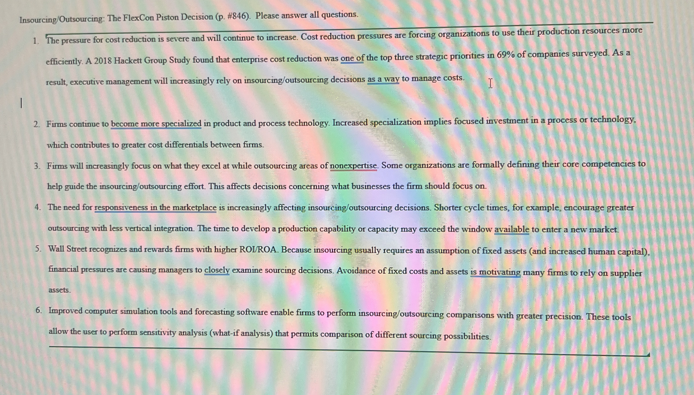 Insourcing / Outsourcing: The FlexCon Piston