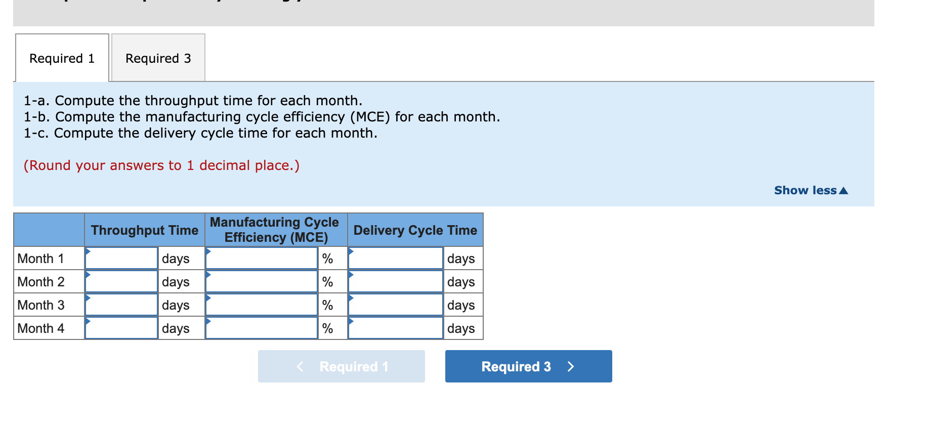 Problem 12-15 (Algo) Internal Business Process