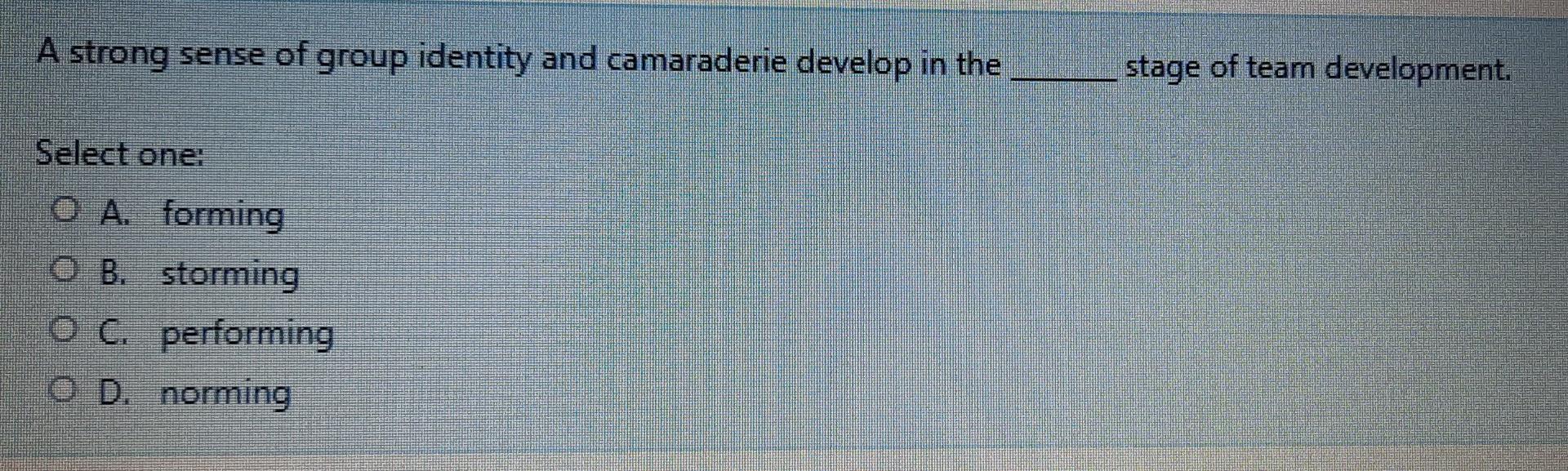 please answer all It is not unusual for managers