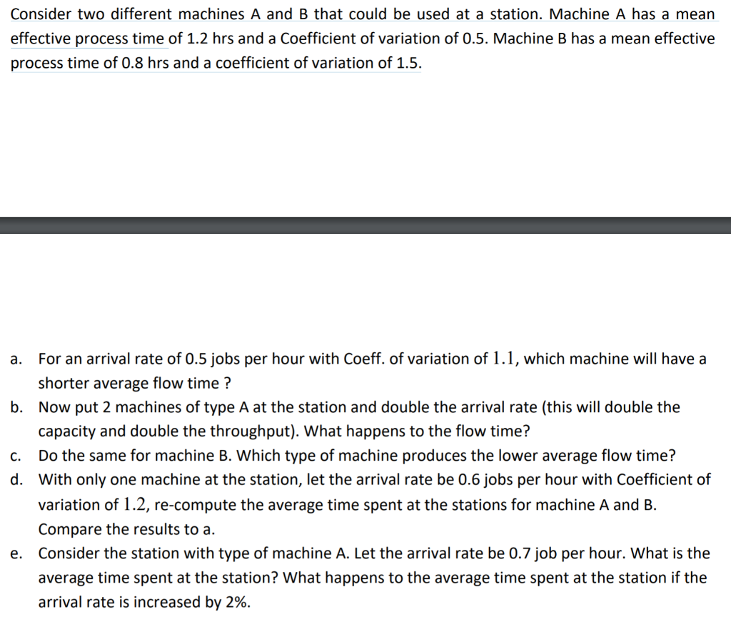 I just need help with D and E Consider two