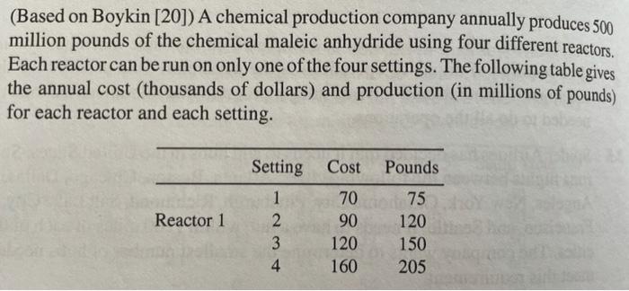 A reactor can only run on one setting for the
