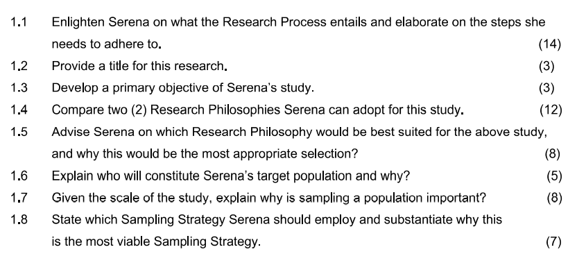 [60] QUESTION ONE Read the scenario below and