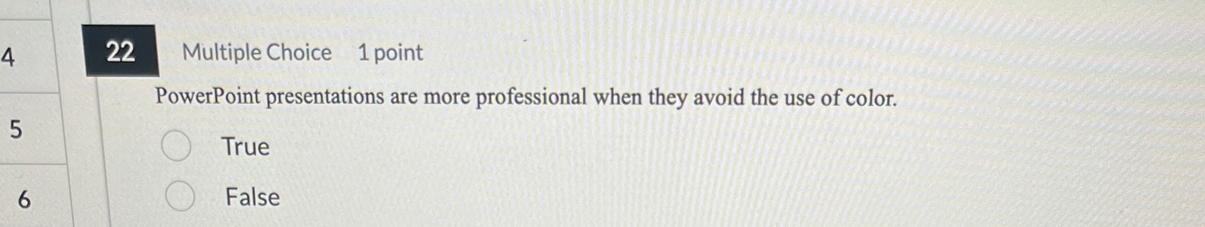 2 2 Multiple Choice 1 point PowerPoint