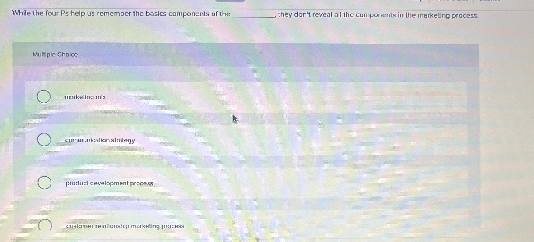 While the four Ps help us remember the basics