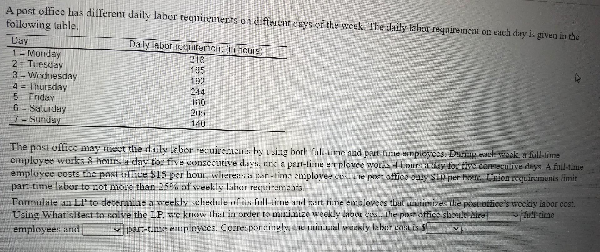 the answer is not 20,600 A post office has