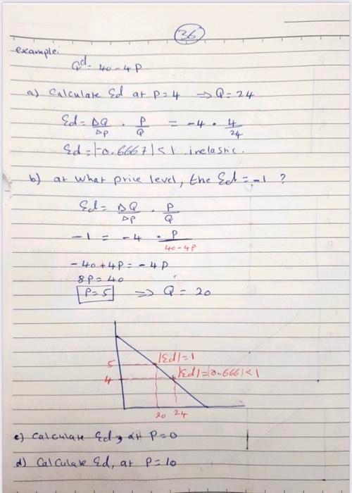 36 example ad 404 P a) Calculate Ed at p = 4 ->