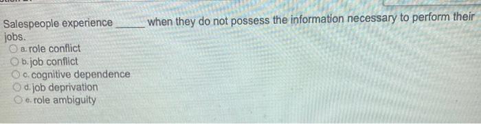 when they do not possess the information