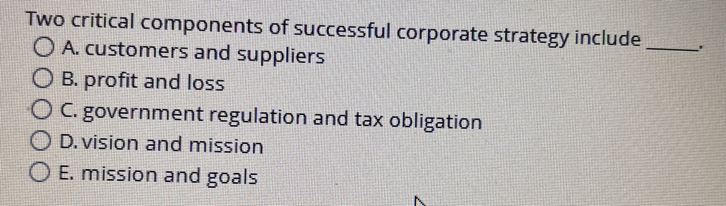 Two critical components of successful corporate