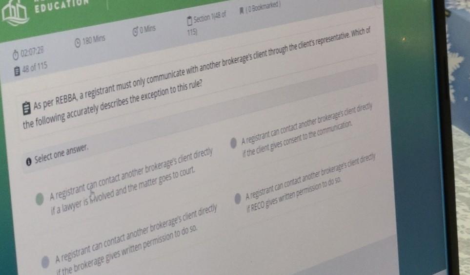 EDUCA (Bookmated Section 1143 115 O Mins 180 Mins