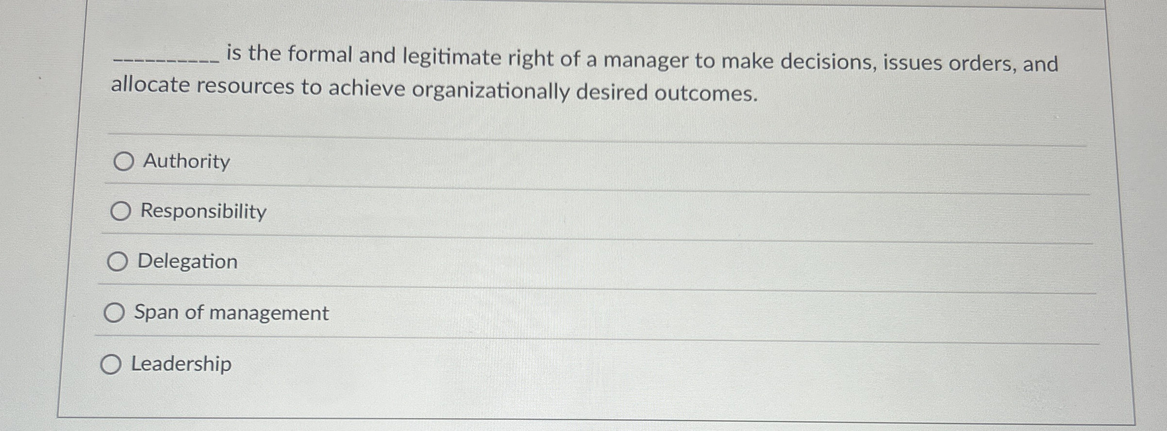 q , is the formal and legitimate right of a