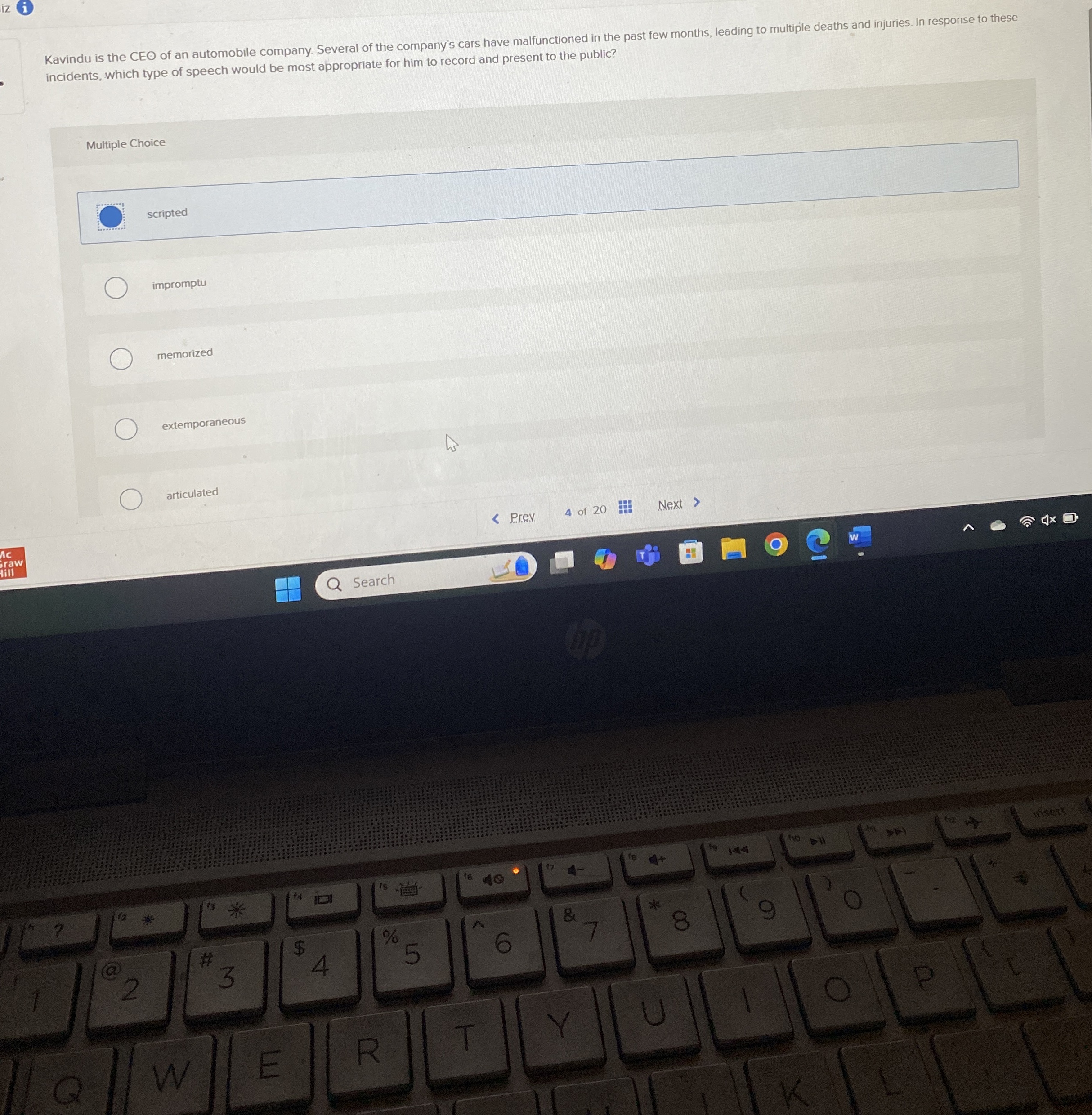 i Kavindu is the CEO of an automobile company.