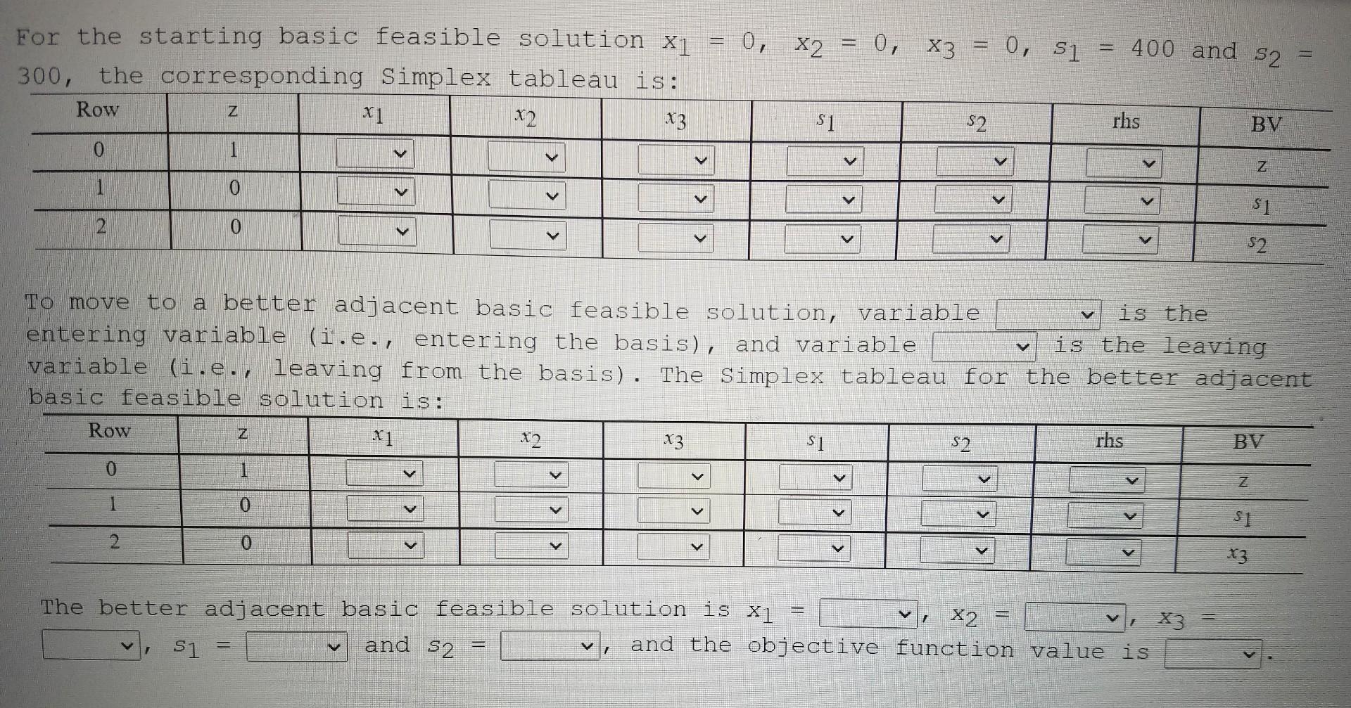 max E 3x1 + 4x2 + 5x3 s.t. 2x1 + 3x2 + 2x3 s 400