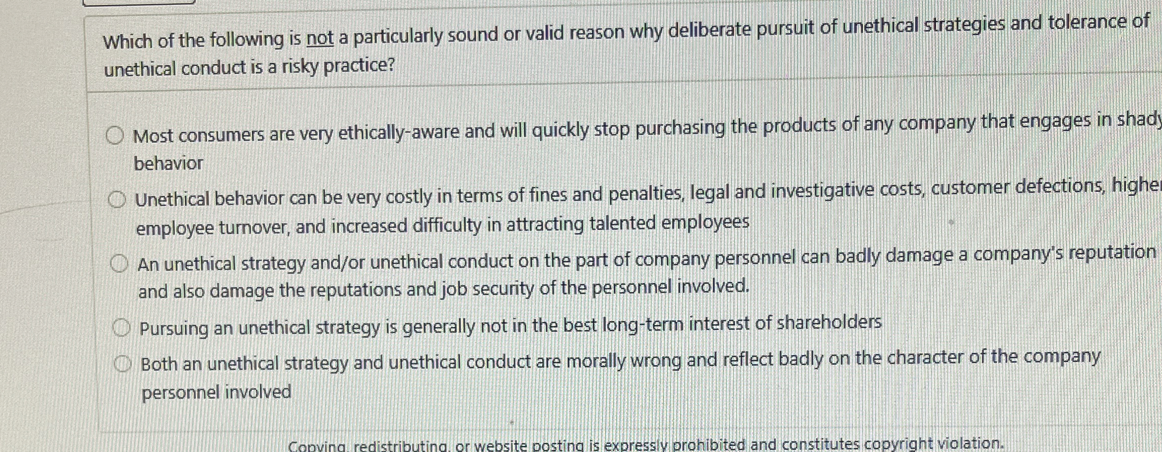 Most consumers are very ethically - aware and