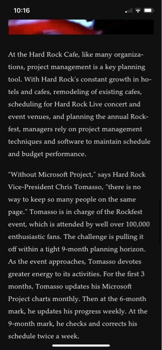 Project 1: Creating a Gantt chart for scheduling