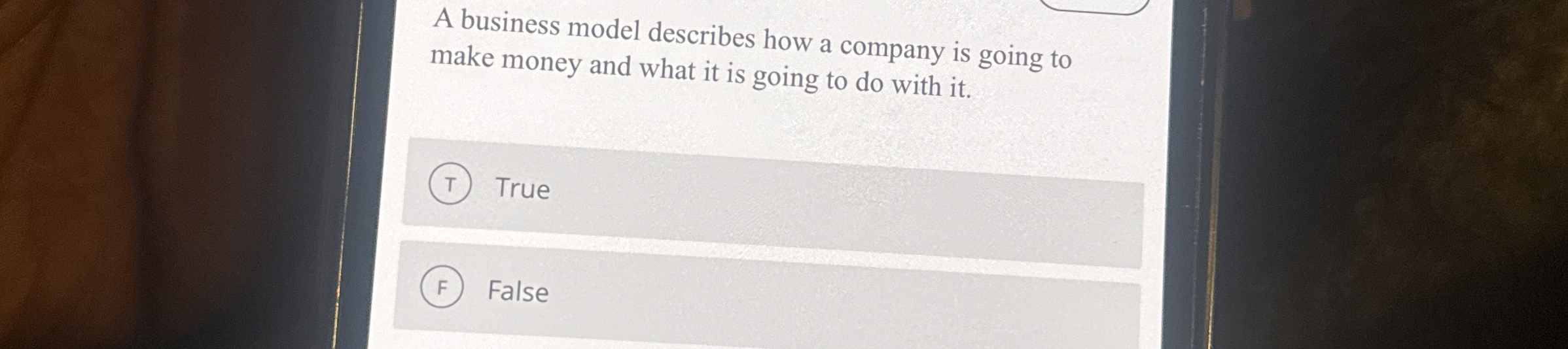A business model describes how a company is going