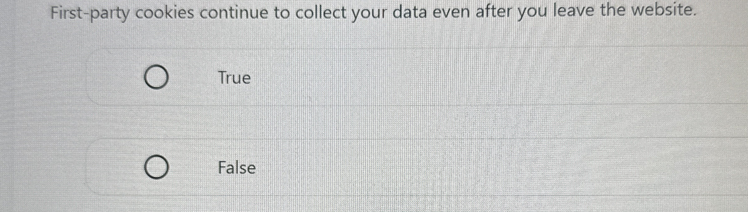 First - party cookies continue to collect your