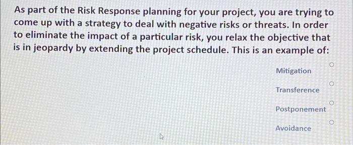 Answer All ? You are a project manager in