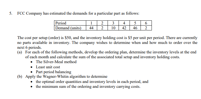 Let each option be solved separately and I want a