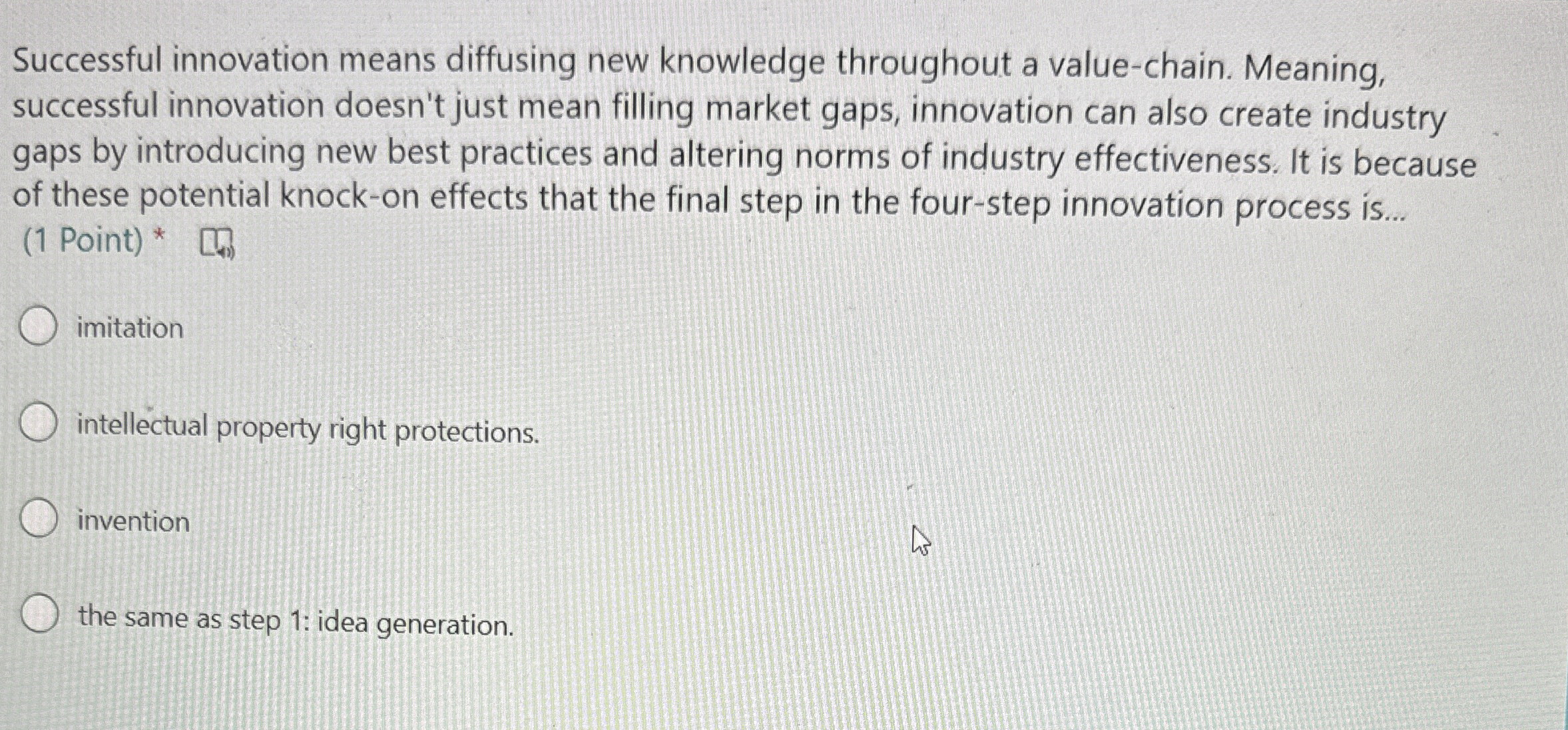 Successful innovation means diffusing new