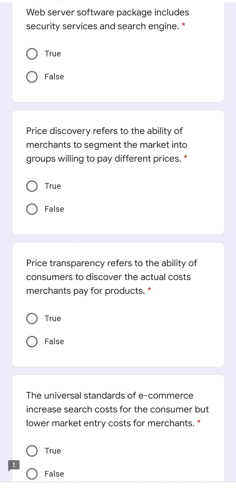 Web server software package includes security