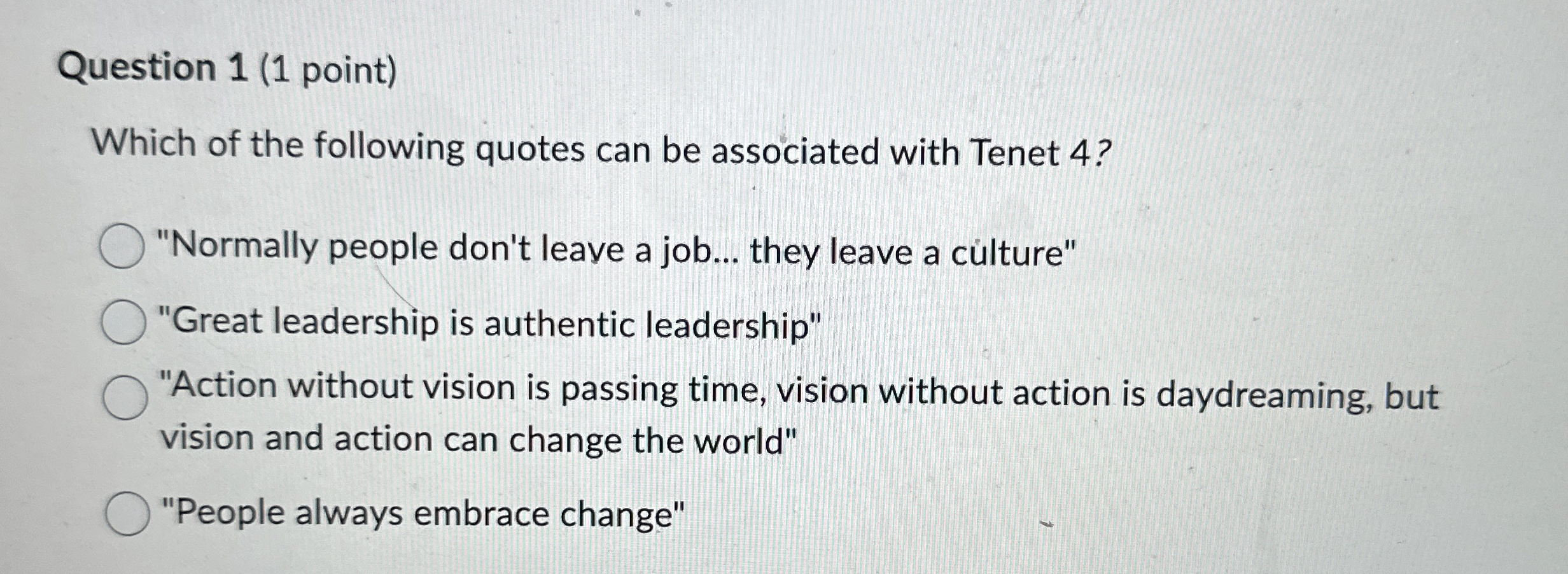 Empowerment? Leaders do not believe in