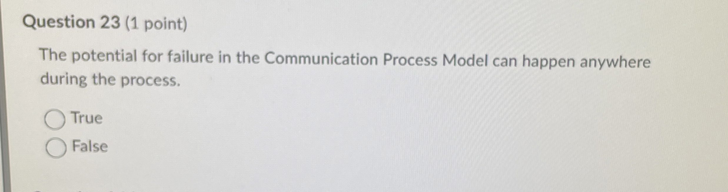 Question 2 3 ( 1 point ) The potential for