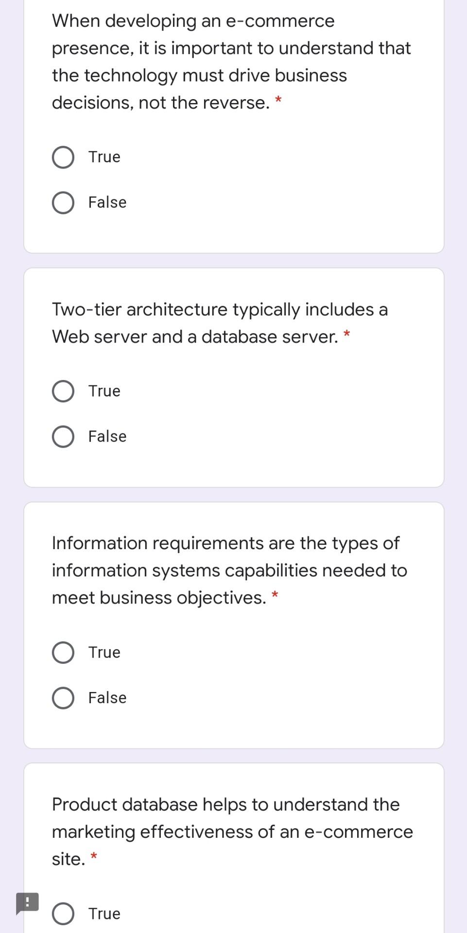 When developing an e-commerce presence, it is