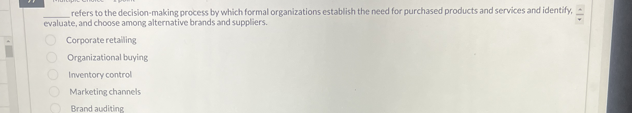 q , refers to the decision - making process by