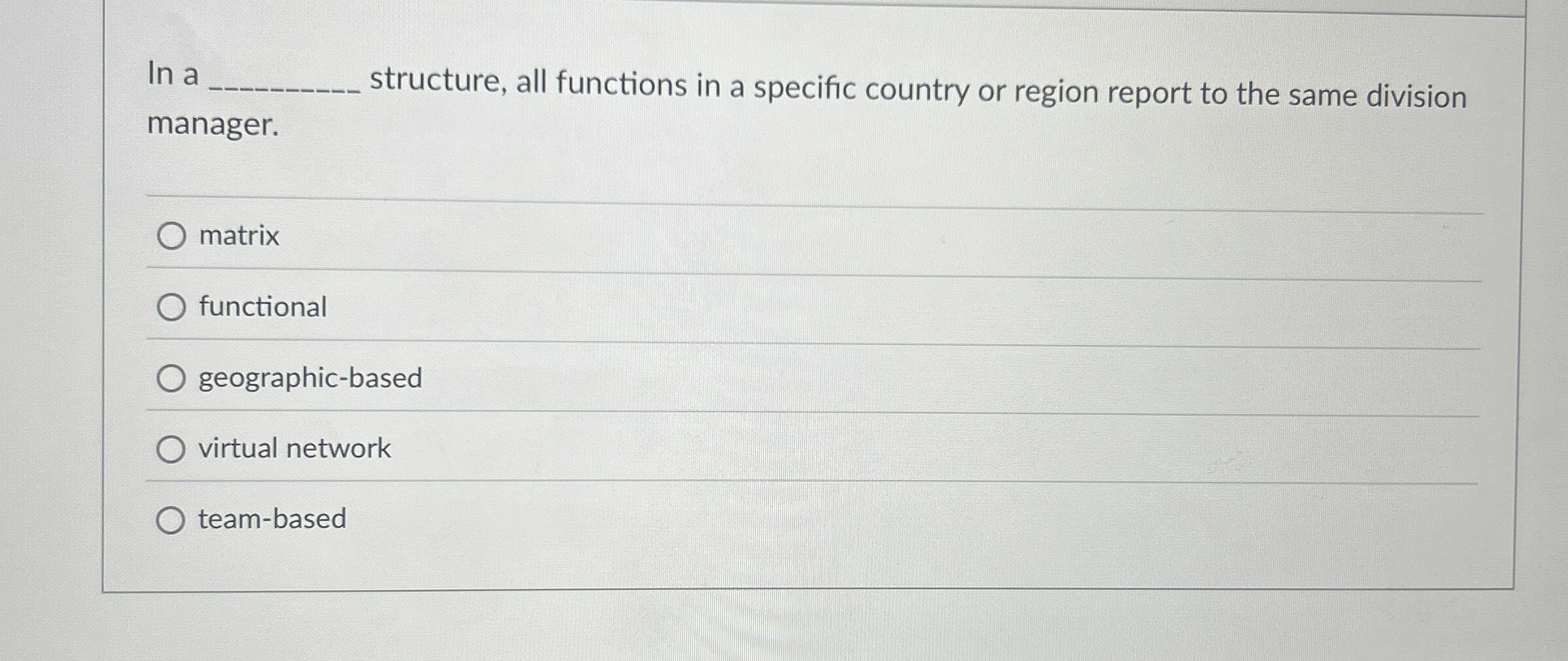 In a structure, all functions in a specific