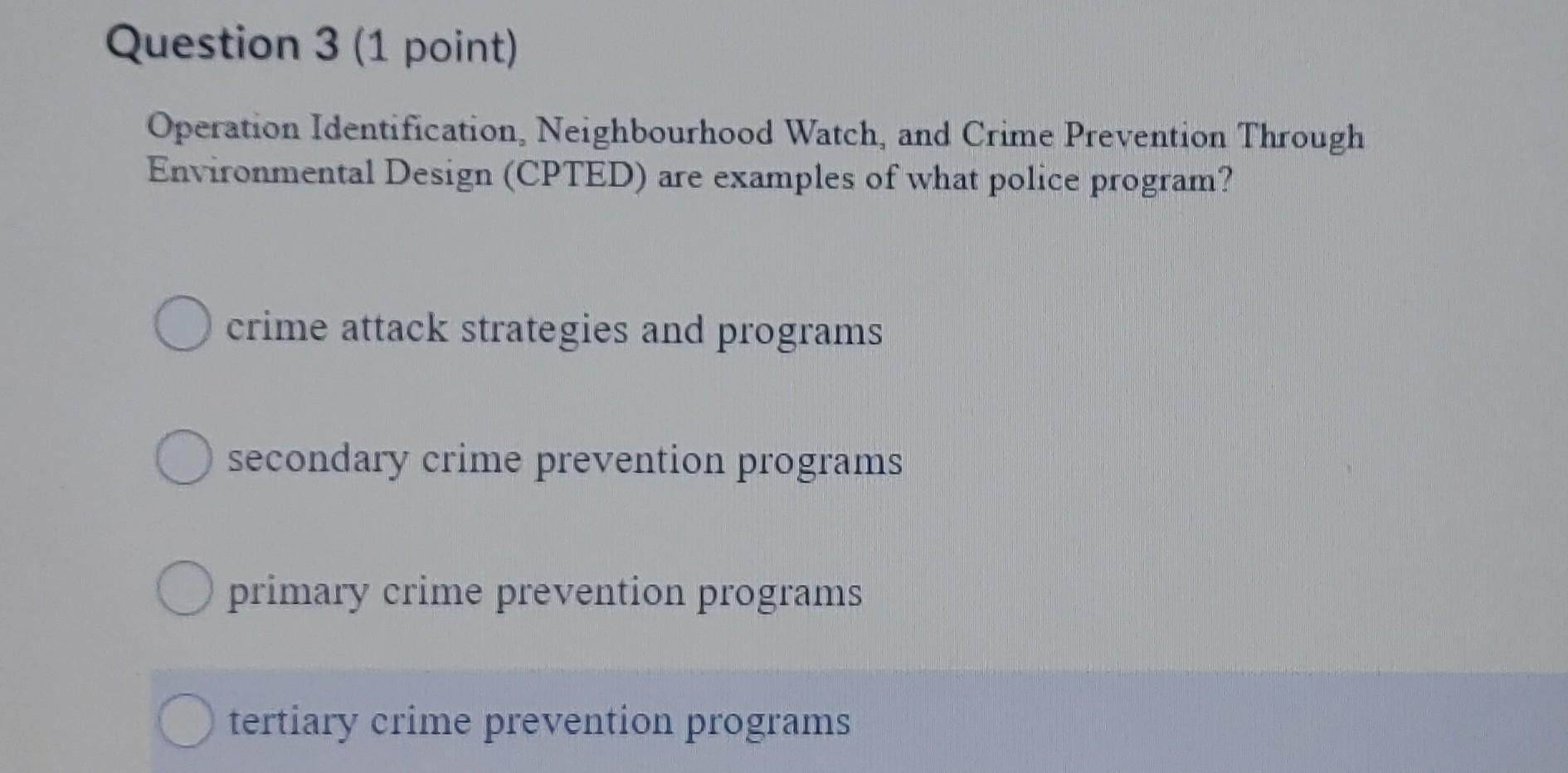 Question 1 (1 point) Research studies on DARE
