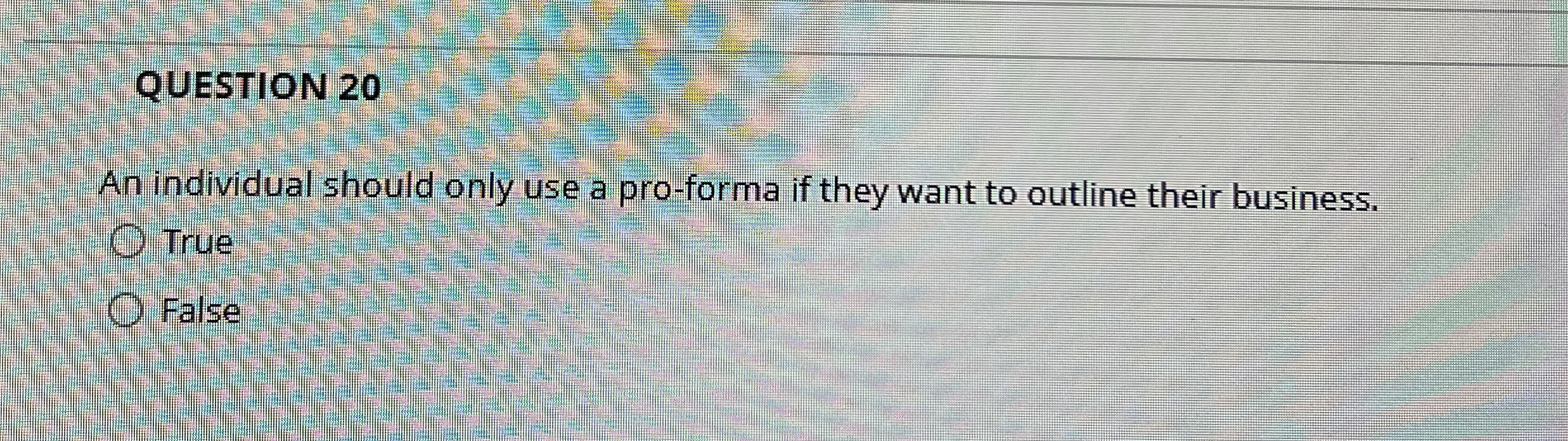 QUESTION 2 0 An individual should only use a pro