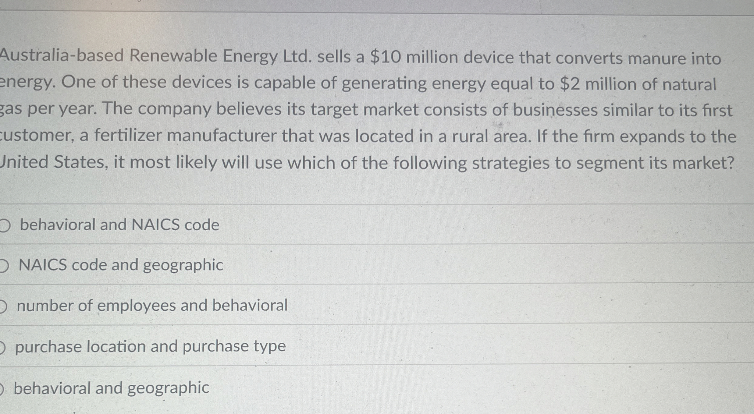 Australia - based Renewable Energy Ltd . sells a
