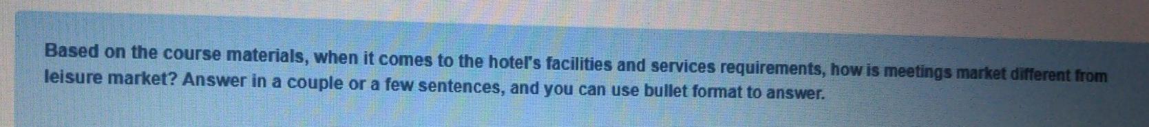 Based on the course materials, when it comes to