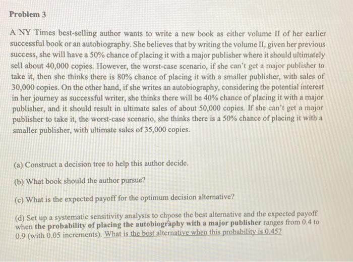 Please do it in excel and show solver and