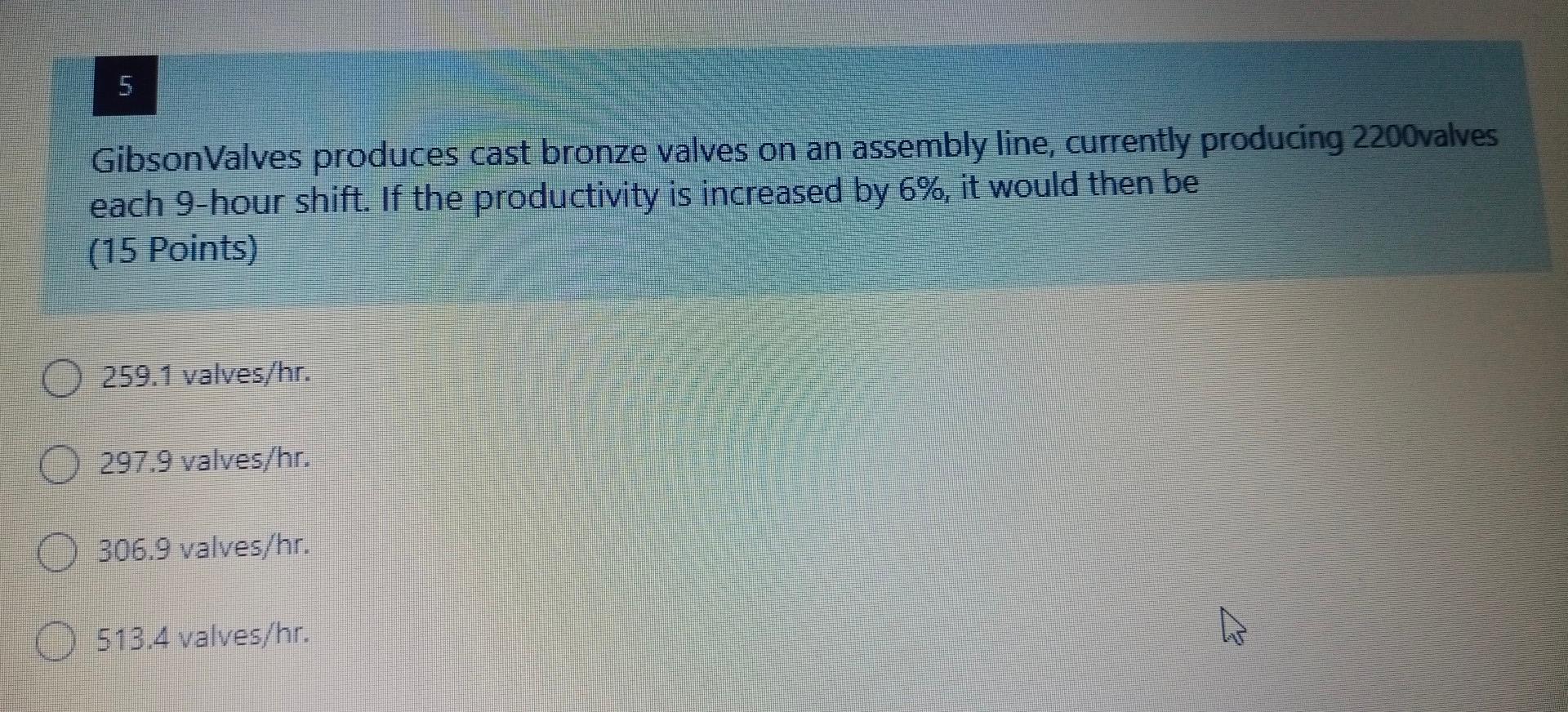 5 GibsonValves produces cast bronze valves on an