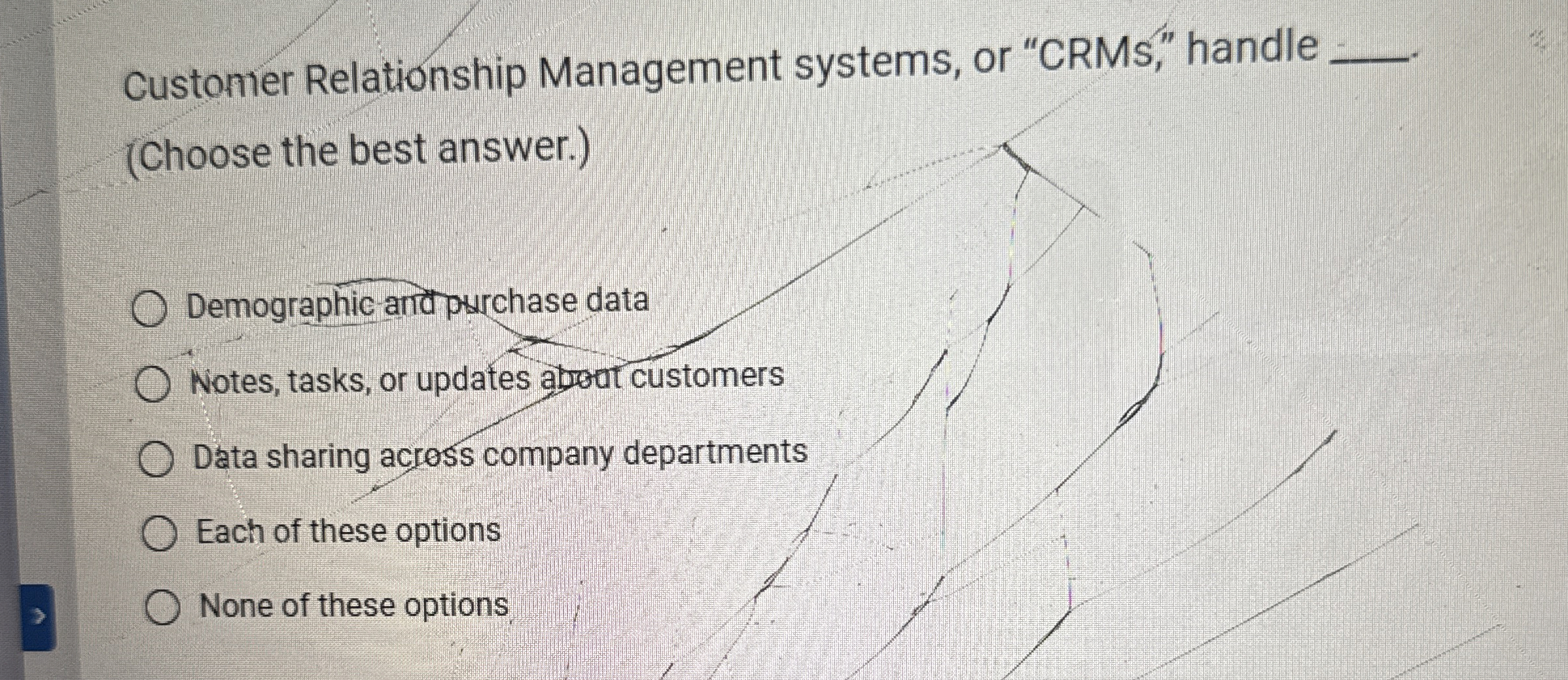 Customer Relationship Management systems, or "