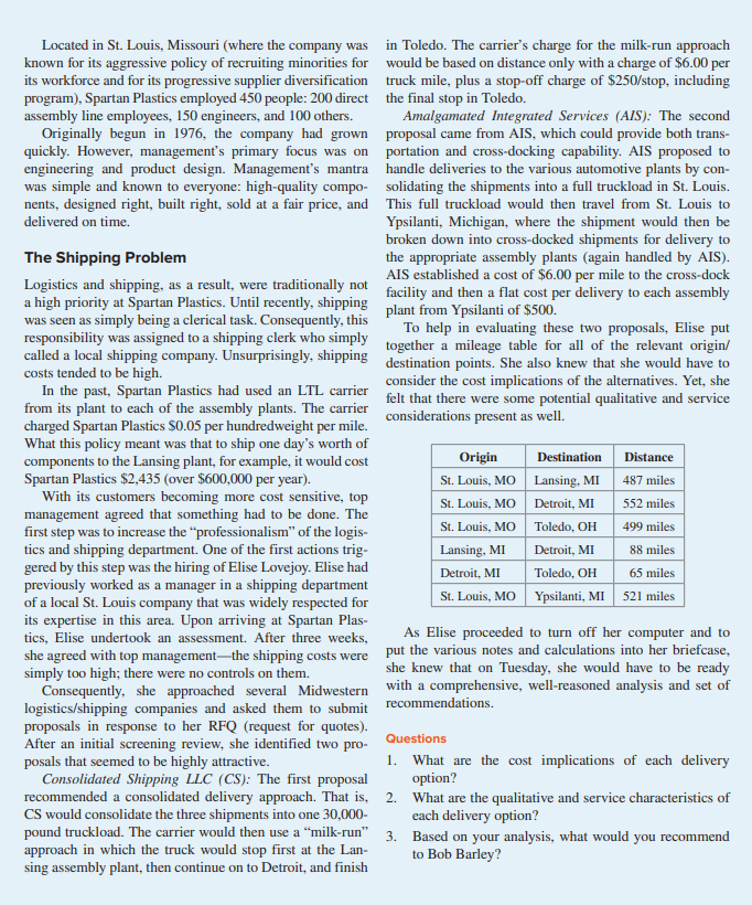 Could you please read the case and then answer