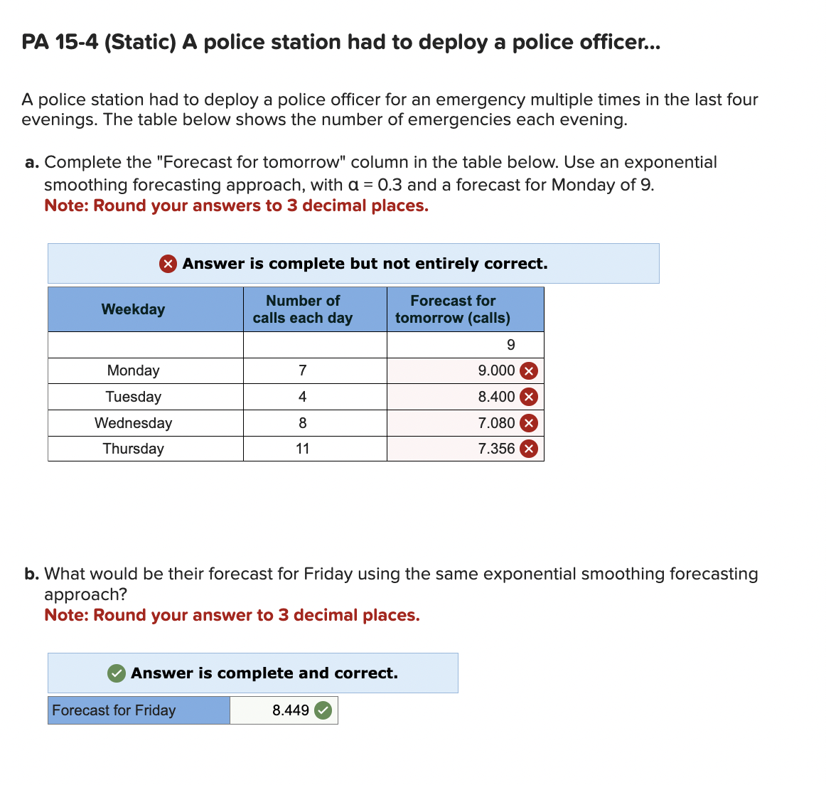 PA 1 5 - 4 ( Static ) A police station had to