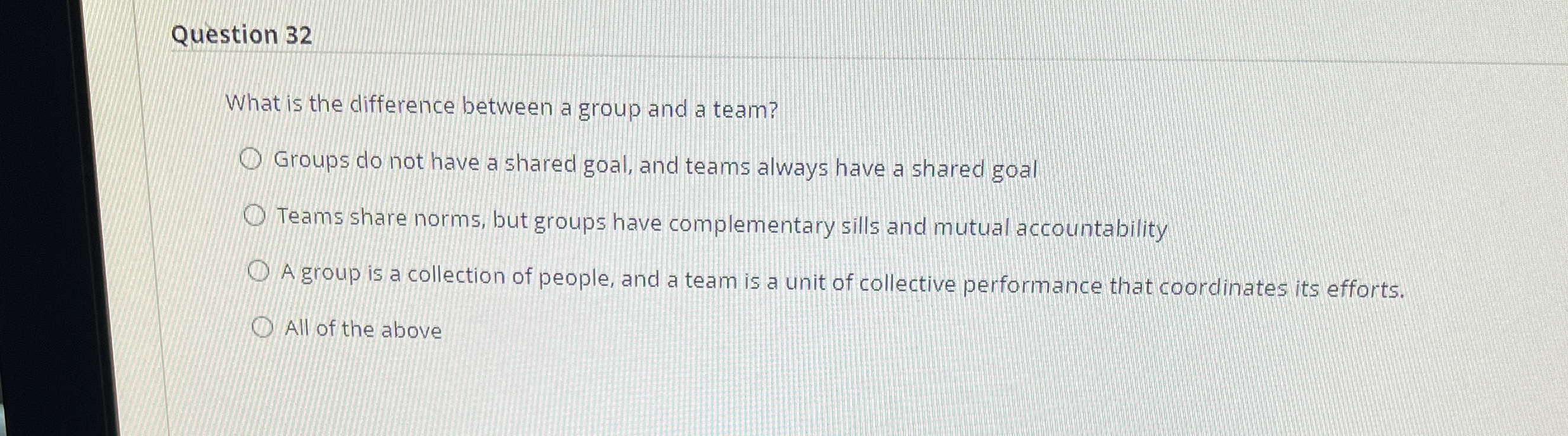 Question 3 2 What is the difference between a