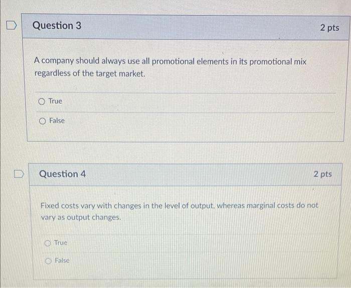 Answer Asap will thumbs up Question 3 2 pts A