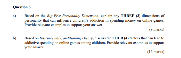 \*NOTE - avoid plagiarism and give a lot of