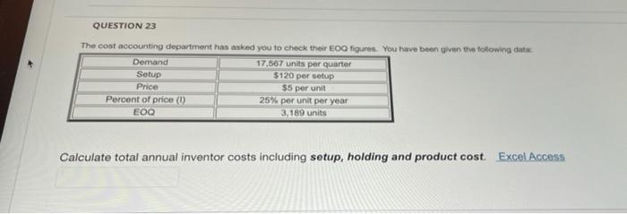 take all answered 2 decimal places QUESTION 23