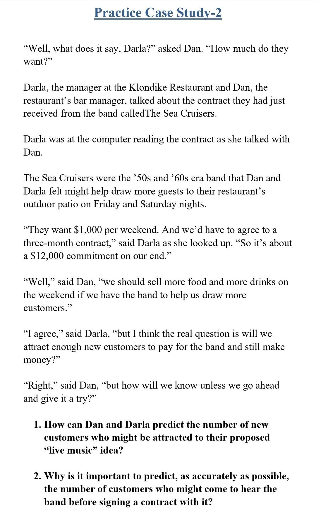 Practice Case Study-2 Well, what does it say,